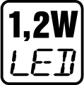 Príkon LED 1,2 W 