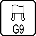 Typ objímky / pätice G9