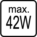 Maximálny príkon 42W