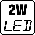 Príkon LED 2W