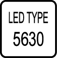 Typ LED čipu - SMD 5630 LED čip