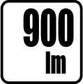 Svetelný tok v lumenoch - 900 lm Svetelný tok v lumenoch - 900 lm