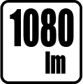 Svetelný tok v lumenoch - 1080 lm Svetelný tok v lumenoch - 1080 lm