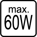 Maximálny príkon pri klasickej žiarovke 60W