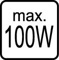 Maximálny príkon 100W