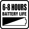Životnosť batérie 6-8 hod
