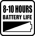 Životnosť batérie 8-10 hod