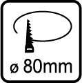 Výrez 80mm