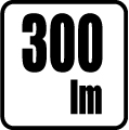 Svetelný tok v lumenoch - 300 lm