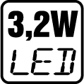 Príkon LED 3,2W