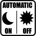 Automatické zapínanie pri zotmení - ON/OFF