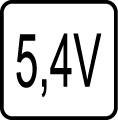 Určené pre napájacie napätie 5,4V