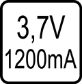 Určené pre napájanie zo solárneho panela 3,7V 1200mAh 