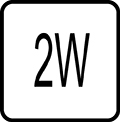 Príkon LED 2 W